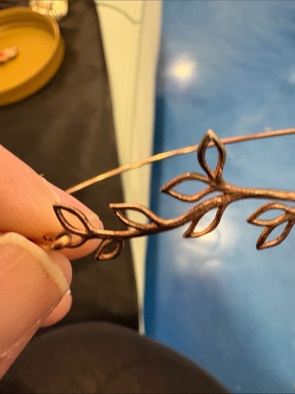 Copper Leaf Vine bracelet